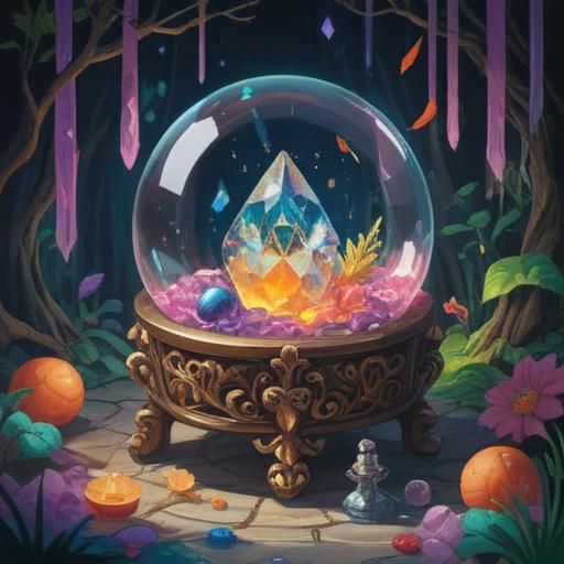 A serene still life composition featuring a lucky charm, vibrant colors, symbolic elements representing recovery, a small crystal object reflecting light, gentle natural lighting, a calming background with soft textures, emphasizing positivity and hope, 4k