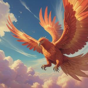 不死鳥と雲が示すスピリチュアルな意味の解説