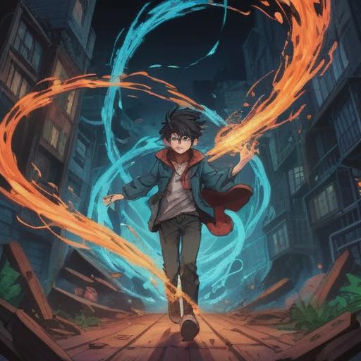 A dynamic scene depicting a person engaging in a series of lucky actions to break free from their unlucky circumstances, vibrant energy emanating from them, symbols of fortune surrounding the character, a transformative moment filled with optimism and hope, clear contrast between dark past and bright future, immersive details capturing the essence of chance and positivity, 4k