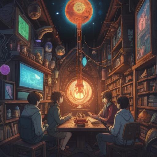 A visually engaging illustration of a diverse group of people gathered around a large digital screen, displaying various icons and diagrams symbolizing organization and collaboration, dynamic conversations, vibrant colors, a mix of cultures, an atmosphere of productivity and teamwork, bright and inviting workspace, 4k