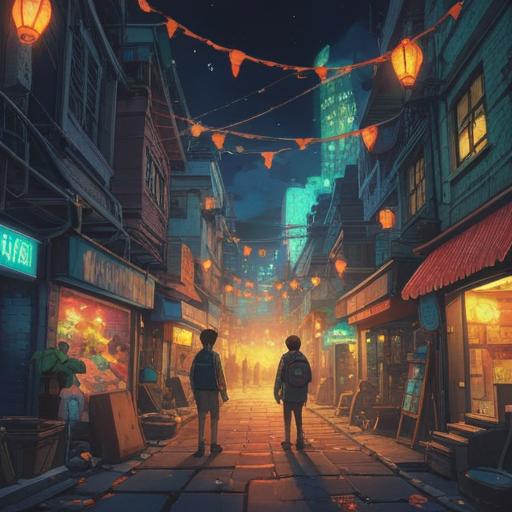 A person feeling overwhelmed in a crowded space, strangers with harsh expressions, subtle spiritual signs in the atmosphere, glowing symbols indicating warning, a sense of unease and tension, ethereal light illuminating the character, inner strength portrayed through body language, contrasting warm and cool colors, 4k