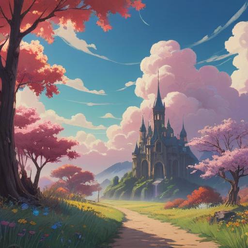 A serene and uplifting scene depicting spiritual signs during anxious times, gentle light illuminating symbols of hope, a peaceful landscape with soft clouds, tranquil colors, an inviting pathway leading to a bright horizon, comforting imagery of nature, presence of subtle spiritual symbols like feathers and glowing orbs, 4k