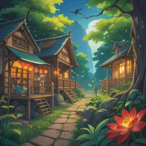 A serene illustration depicting daily habits that foster emotional fulfillment, peaceful morning routines, meditation and mindfulness practices, engaging in nature walks, journaling and self-reflection moments, vibrant greenery and calming environments, showcasing a person in a moment of tranquility, 4k