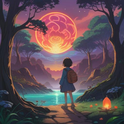 A mystical and ethereal scene depicting spiritual signs to heed during moments of intense anxiety, glowing symbols in the air, tranquil nature setting, serene colors, a figure meditating with a peaceful expression, vibrant light beams illuminating the surroundings, subtle hints of cosmic energy, calming atmosphere, intricate details in the environment, conveying a sense of hope and guidance, 4k