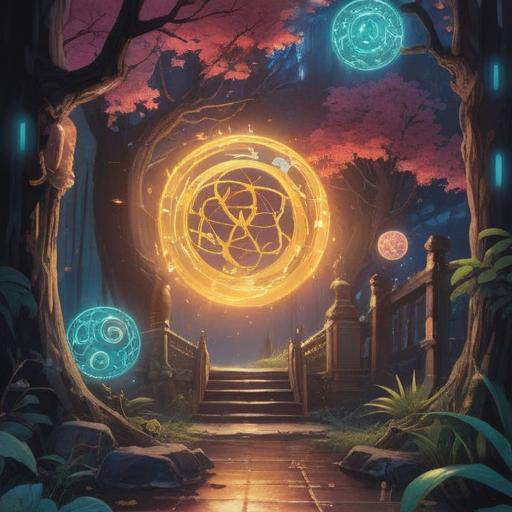 A mystical scene depicting spiritual signs for those who do not get sick, luminous orbs of light floating in a tranquil environment, ethereal symbols representing health and protection, gentle beams of energy illuminating a serene landscape, harmonious balance between nature and spirit, clear skies and vibrant flora, inviting aura of wellness and awareness, 4k