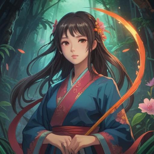 A serene and mystical scene depicting the concept of spiritual meaning associated with the Pain of Baihui, ethereal light emanating from the top of the head, meditative figure in a tranquil environment, intricate energy patterns surrounding the figure, harmonious colors symbolizing balance and healing, gentle aura suggesting enlightenment, natural elements like flowing water and soft greenery, 4k