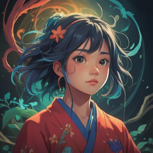 A serene illustration depicting the concept of spiritual signs from pain in the Baihui point, gentle light radiating from the head, a peaceful figure meditating in a calming environment, ethereal colors blending harmoniously, symbols of energy flowing around, nature elements like soft clouds and gentle trees, inviting ambiance, deep connection with the universe, 4k