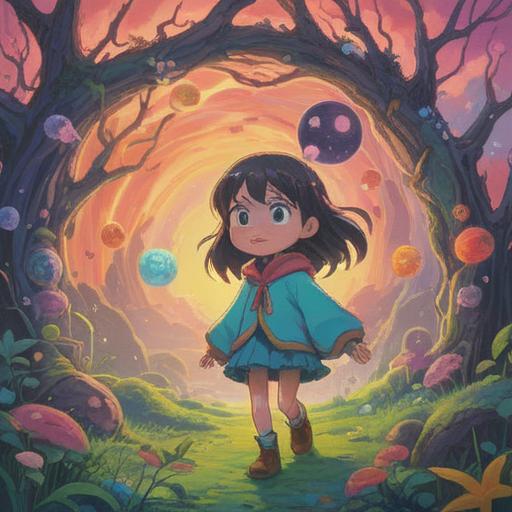 A whimsical illustration depicting the spiritual significance of a runny nose, ethereal atmosphere, soft pastel colors, mystical symbols surrounding a character, connection to nature, calming presence, vibrant flora, harmonious balance, 4k