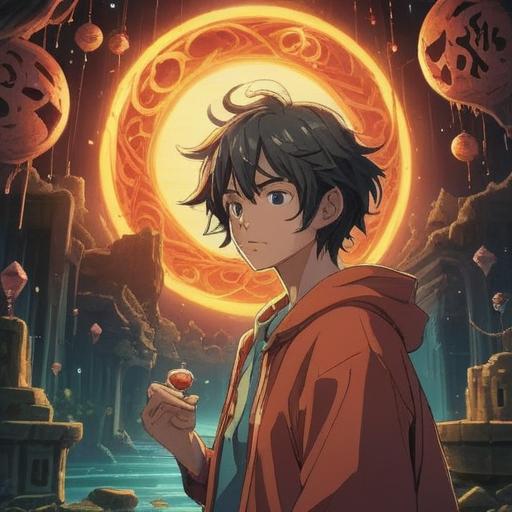 A mystical scene illustrating a person with a noticeable nose bump, surrounded by ethereal light, symbols of spirituality in the background, reflecting signs of change and transformation, serene facial expression, nature elements like trees and flowers enhancing the spiritual atmosphere, vibrant colors, dreamlike quality, 4k