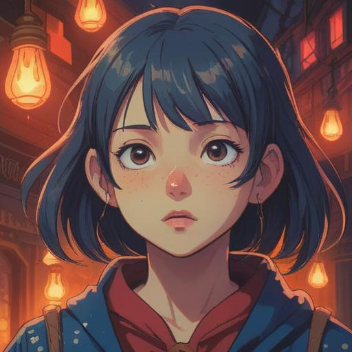 A mystical illustration showcasing a person with a pimple under their nose, symbolic representation of spiritual signs, serene atmosphere, soft light illuminating the face, vibrant aura around the individual, integrated elements of healing and self-reflection, detailed background of nature, calming colors, emotional depth in expression, 4k