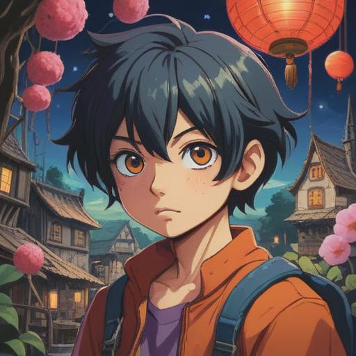 A whimsical illustration featuring a variety of lucky items, an eye-catching scene depicting a person with a pimple on their nose, colorful charms and talismans surrounding them, symbols of good fortune like four-leaf clovers and horseshoes, playful expressions, vibrant colors, cheerful atmosphere, 4k