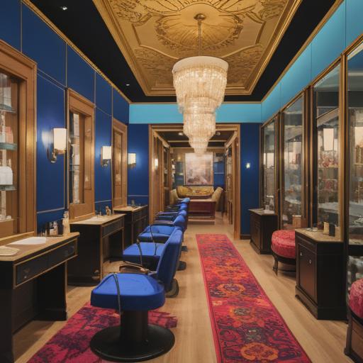 A serene beauty salon experience, soothing atmosphere, calming colors, modern interior design, clients receiving luxurious treatments, focus on self-care rituals, relaxed expressions, wellness and rejuvenation, mindfulness, harmonious ambiance, 4k