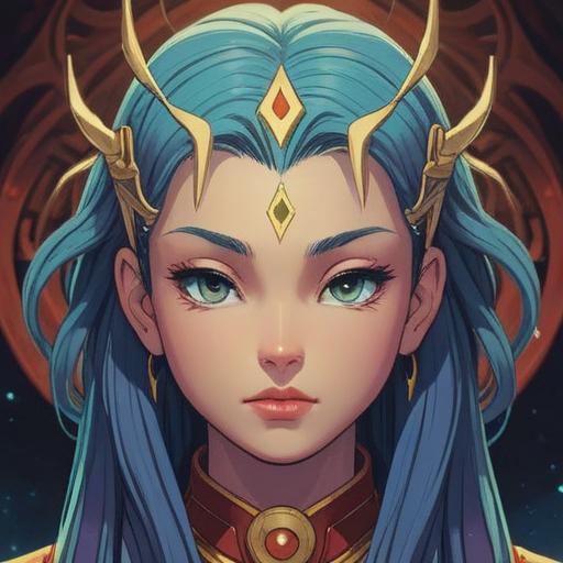 A mystical representation of spiritual signs, featuring a close-up of a forehead with prominent eyebrows, glowing soft light emanating from the skin, ethereal symbols surrounding the face, a serene expression, calming colors, dreamlike atmosphere, detailed textures, spiritual energy, 4k