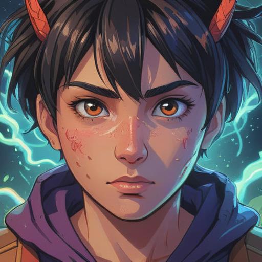 A vibrant illustration depicting a person with a visible pimple between their eyebrows, symbolizing positive spiritual signs, serene expression, surrounded by a warm, glowing aura, gentle rays of light illuminating the face, nature elements in the background, healing energy, uplifting atmosphere, artistic representation of spirituality, 4k