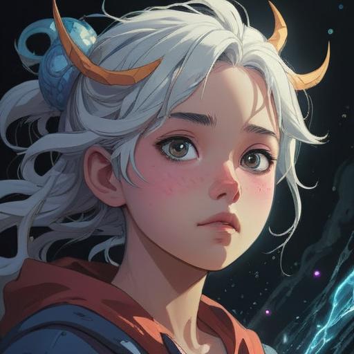 A close-up of a person with a noticeable white pimple on their forehead, symbolic representation of spiritual signs, ethereal glow around the forehead area, subtle aura indicating stress or emotional turmoil, soft focus on facial features, calm yet concerned expression, soothing background elements like gentle light or nature motifs, 4k