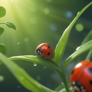 飛んでいるてんとう虫がもたらすスピリチュアルな意味を解説