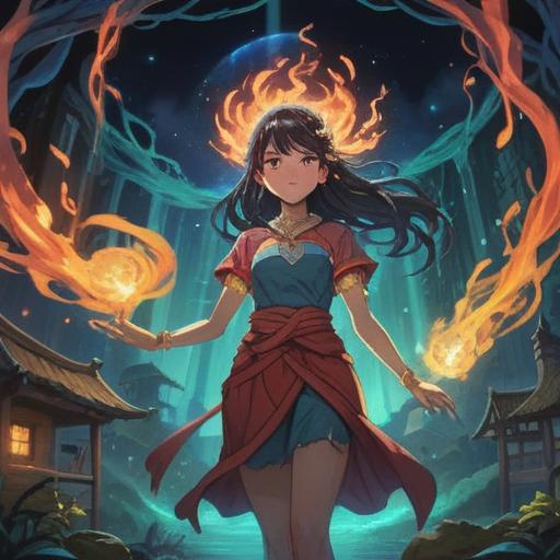 A mystical representation of spiritual awareness, highlighting a person with glowing skin showing signs of energy flow, surrounded by ethereal light, symbols of protection and healing, serene environment with nature elements, vibrant colors, emphasizing sensitivity and awareness, 4k