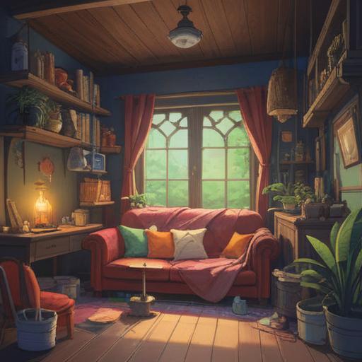 A serene still life featuring various lucky items for relieving fatigue, including a soft pillow, soothing herbal tea, a gentle aromatherapy diffuser, a calming crystal, and a cozy blanket, all arranged on a peaceful bedside table, warm ambient lighting, inviting atmosphere, 4k