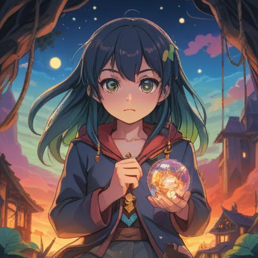 A person holding a lucky charm, a beautiful amulet glowing softly, surrounded by a dreamy atmosphere, pastel colors, gentle sunlight filtering through the trees, a hint of romance in the air, hopeful expression on their face, intricate details on the charm, vibrant background with flowers and butterflies, 4k