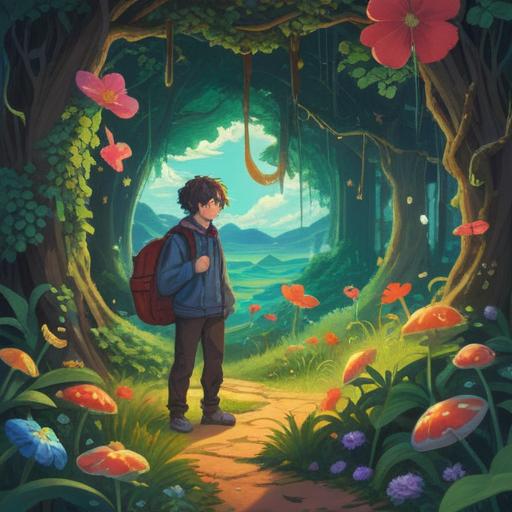 A dreamy illustration of a boyfriend figure in a surreal dreamscape, surrounded by various lucky items like four-leaf clovers, lucky coins, and sparkling stars, soft pastel colors, whimsical elements, warm and inviting atmosphere, enchanting details, 4k