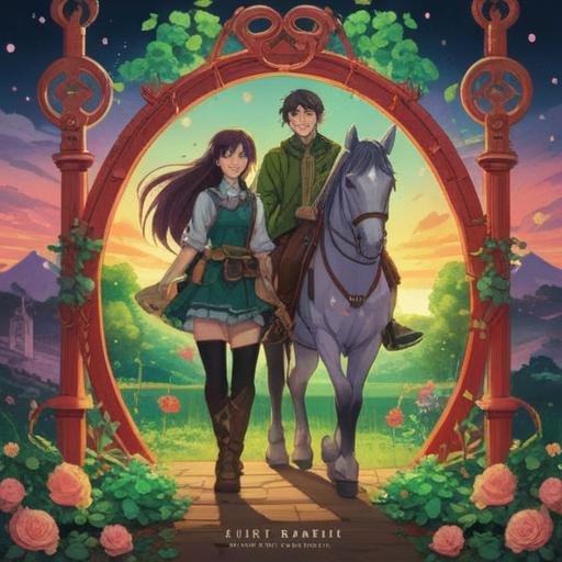 A romantic setting featuring a couple enjoying their time together, surrounded by symbols of luck like four-leaf clovers, horseshoes, and lucky charms, intimate gestures and smiles, soft lighting creating a warm ambiance, emphasis on connection and love, detailed background with serene nature elements, vibrant colors reflecting positivity, emotional expression, 4k