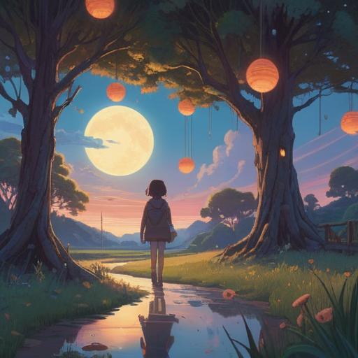 A serene illustration depicting a tranquil landscape at dusk, soft glowing orbs of light floating in the air, symbolic representations of spiritual signs scattered throughout, a sense of enlightenment and awareness, gentle waves of energy flowing around, autumn foliage subtly framing the scene, a calm and reflective atmosphere, 4k