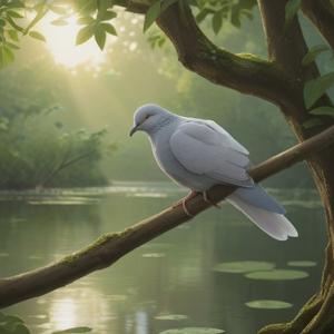 鳩が鳴き声を響かせた時のスピリチュアルな意味の解説