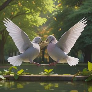 鳩の喧嘩に隠されたスピリチュアルな意味を解説