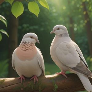 鳩のつがいがもたらすスピリチュアルな意味を解説
