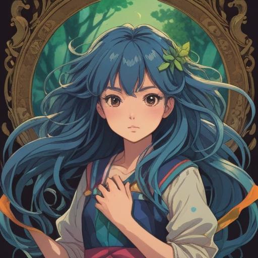 A whimsical illustration featuring a lucky item that symbolizes the beauty of lost hair strands, intricate details of flowing hair highlighted by gentle winds, vibrant colors, surrounded by enchanting nature, uplifting atmosphere, imaginative design, capturing the essence of good fortune, 4k