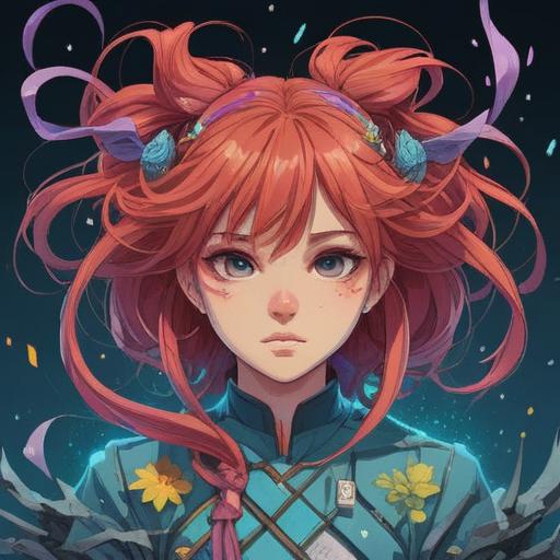 A vivid depiction of a broken hair tie, representing spiritual signs, ethereal light surrounding the broken piece, symbolism of change and transformation, subtle hints of nature like falling leaves or soft wind, emotional resonance, serene and introspective atmosphere, 4k