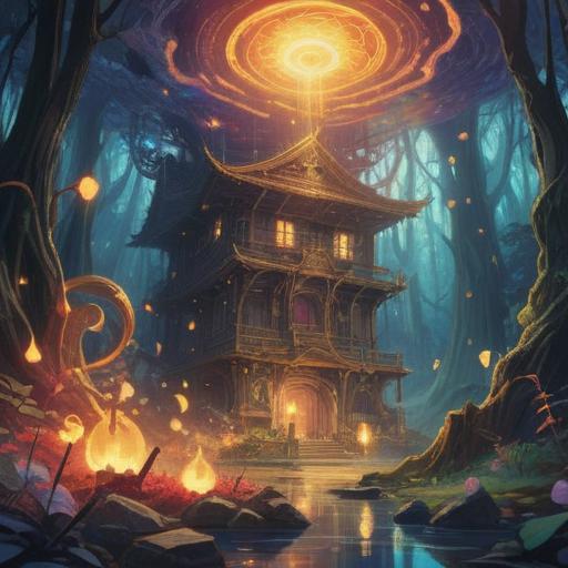 A mystical scene depicting spiritual signs to be aware of when faced with outbursts, ethereal light illuminating symbols of intuition, swirling energies representing emotional turmoil, calming presence of protective spirits, serene environment with soft, glowing auras, vibrant colors, 4k