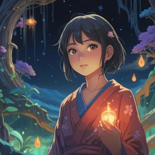 A serene scene depicting a person with beautiful skin, radiating positive energy, surrounded by gentle spiritual symbols, ethereal light illuminating their face, soft glow reflecting off their skin, peaceful nature background, harmonious atmosphere, symbolic elements representing spiritual signs, 4k