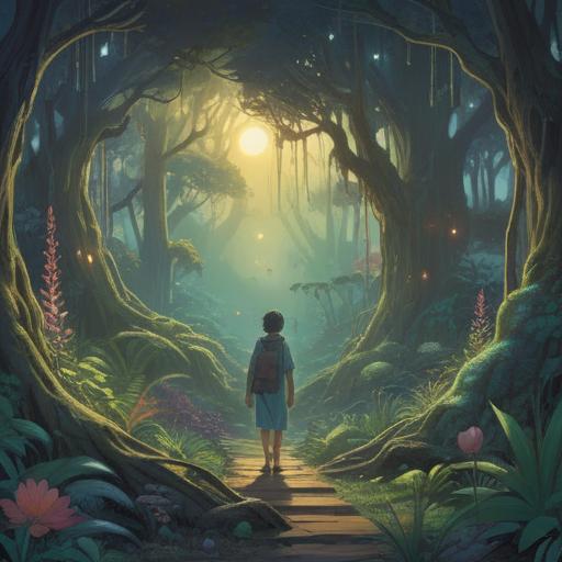 A mystical illustration depicting spiritual signs when skin feels clingy, ethereal glow, subtle aura around human figures, serene setting with nature elements, symbols of intuition and awareness, gentle light streaming through trees, a sense of connection and mindfulness, tranquil atmosphere, pastel colors, 4k