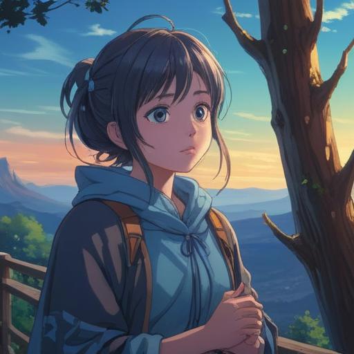 A mystical and serene scene, a person gazing thoughtfully into the distance, their eyes glowing with an ethereal blue hue, surrounded by a luminous aura, soft ethereal light illuminating symbols of spirituality, hints of nature with gentle winds, a sense of caution and awareness in the atmosphere, detailed textures, 4k