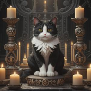 白黒の猫が示すスピリチュアルな意味を解説