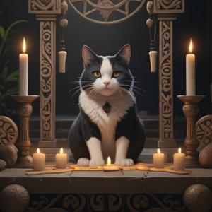 白と黒の猫が持つスピリチュアルな意味を解説