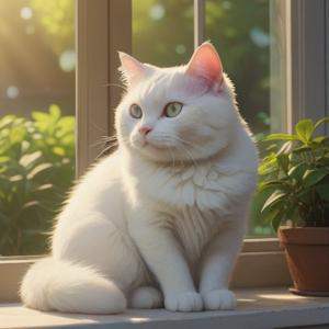 白い猫を見ることで得られるスピリチュアルな意味の解説