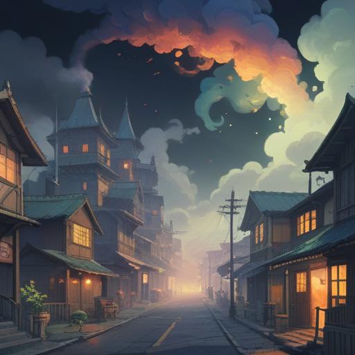 A mystical scene depicting white smoke swirling gently in the air, a soft glow emanating from the smoke, hints of ethereal light illuminating the surroundings, serene landscape in the background, tranquil atmosphere, a sense of peace and guidance, subtle hints of spiritual symbols within the smoke, vibrant yet calming color palette, 4k