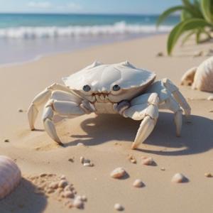 白いカニを見た時のスピリチュアルな意味を解説