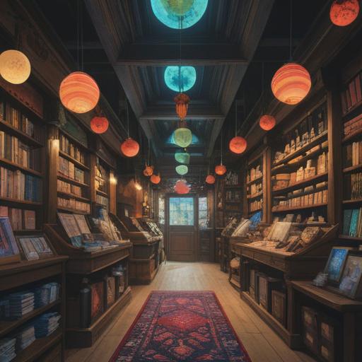 A serene and mystical scene depicting a sold-out sign in a beautiful shop, surrounded by glowing orbs of light, a feeling of tranquility and spiritual energy, soft pastel colors, nature elements like flowers and trees reflecting peace, an ethereal atmosphere, inspiring hope and good fortune, harmonious composition, 4k