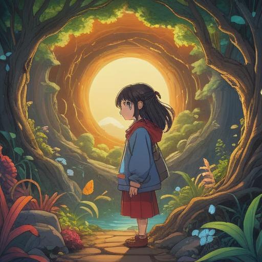 A serene illustration depicting the concept of renewal and personal growth, vibrant colors symbolizing transformation, a figure contemplating a new beginning, surrounded by nature, gentle light illuminating the scene, peaceful atmosphere, subtle spiritual symbols, representing guidance and positive change, 4k