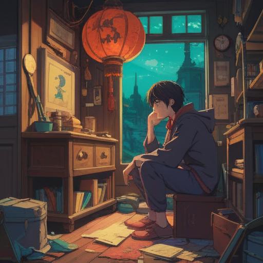 A thought-provoking illustration depicting a person contemplating their desire to replace their belongings, symbolic spiritual signs in the environment, subtle hints of intuition and inner guidance, a blend of modern and mystical elements, serene atmosphere, soft lighting, intricate details that convey inner reflection, 4k