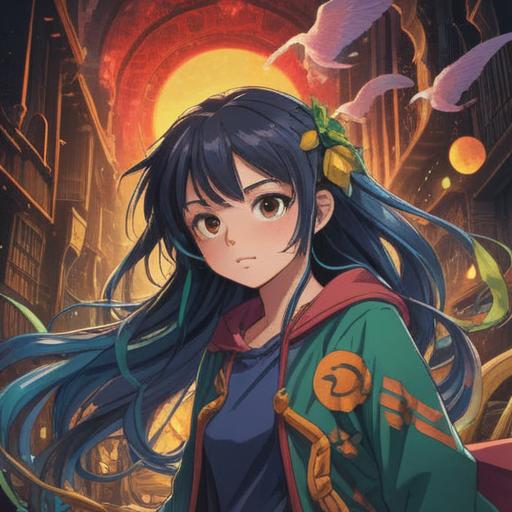 A lucky item symbolizing change when feeling a tickle on the back, vibrant colors, intricate design, magical realism, set in an enchanting environment, whimsical elements surrounding the item, emphasizing transformation, vivid details, 4k