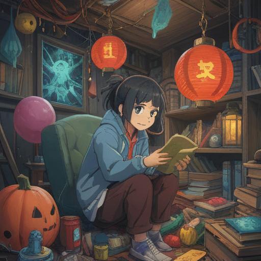 A vibrant illustration of a person overcoming health struggles at the beginning of the year, featuring a collection of lucky items such as a charm, herbal tea, and a cozy blanket, surrounded by a warm and inviting setting, symbols of resilience and positivity, soft light illuminating the scene, hopeful expression on the character's face, 4k