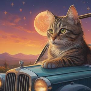 猫と車のスピリチュアルな意味を解説