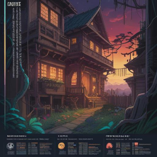 A visually organized infographic, clear headings, connecting lines, various colored sections, concise text, data visualization elements, modern design, informative layout, easy to read, bright and engaging colors, 4k