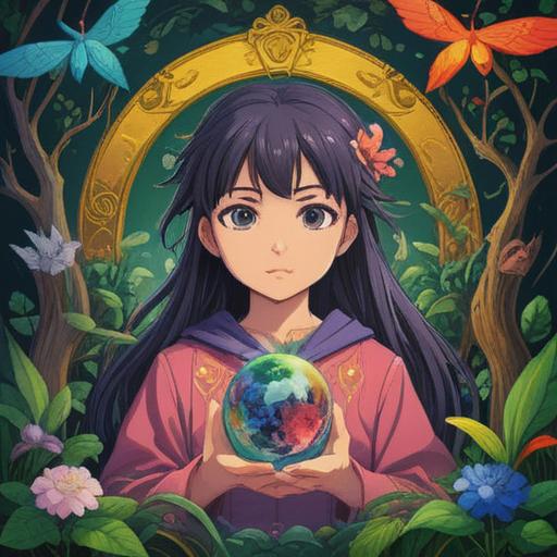 A vibrant illustration of a lucky charm representing hope after overcoming kidney stones, featuring a delicate stone with healing symbols, surrounded by lush greenery, a gentle stream in the background, uplifting light, serene atmosphere, inspiring and positive energy, 4k