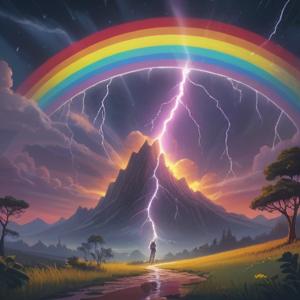 虹と雷に繋がるスピリチュアルな意味を解説