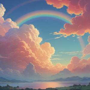 虹色の雲とスピリチュアルな意味の解説